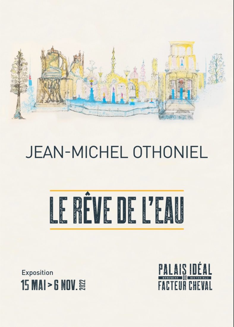 Palais idéal du facteur Cheval Othoniel Affiche le rêve de l'eau