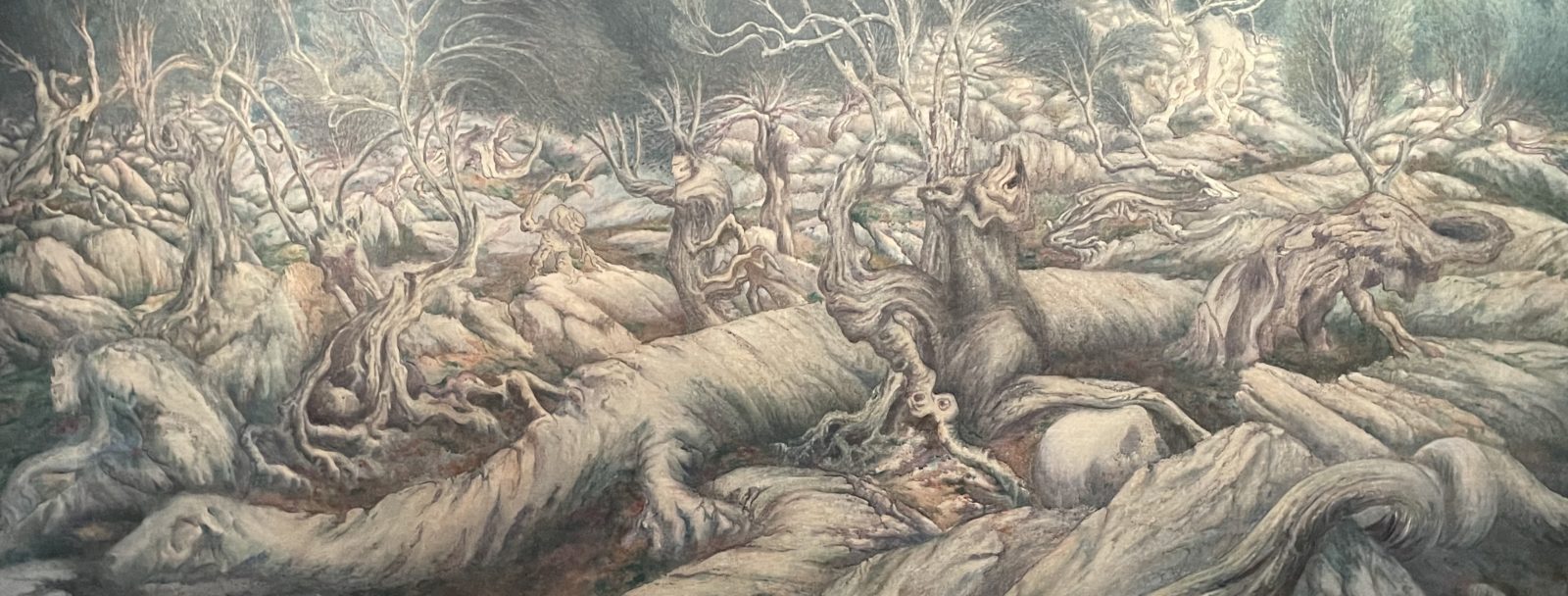 La Forêt mystérieuse, 1900 - William Degouve de Nuncques 