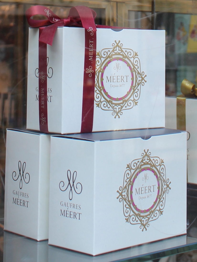 Lille la Maison Méert boite de gaufres