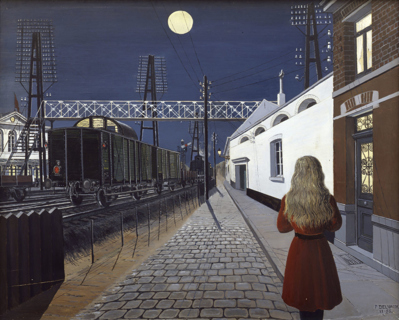 lausanne Plateforme 10 Paul Delvaux, Solitude, 1955