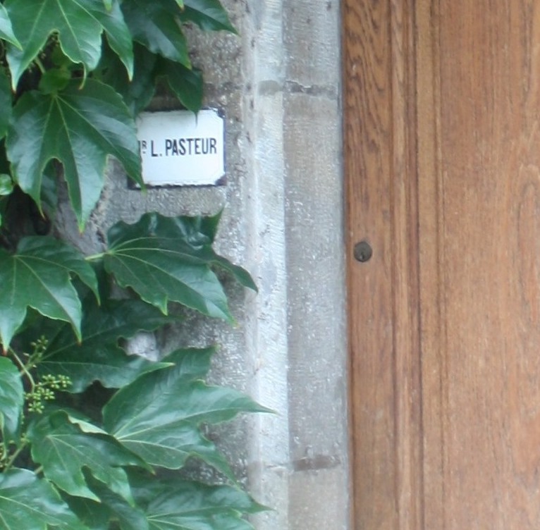 Arbois : Pasteur sa maison et sa plaque 
