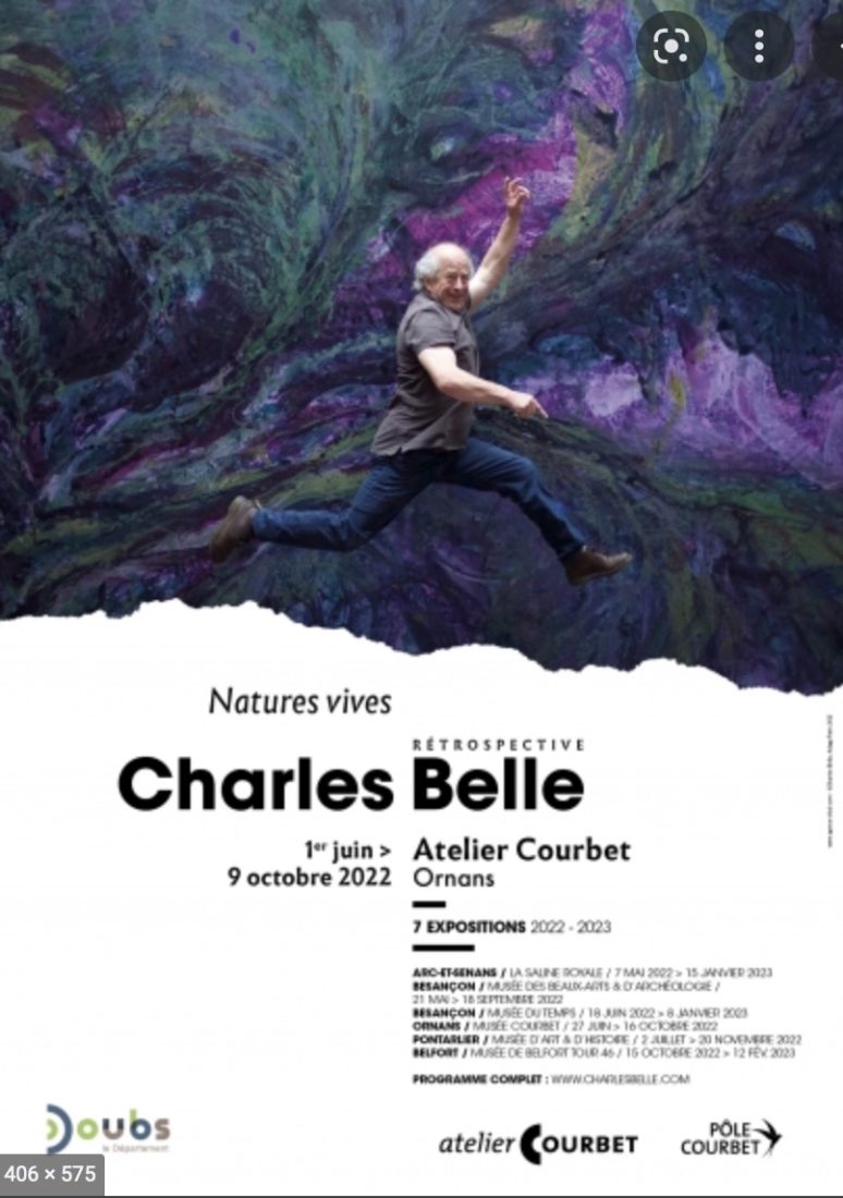 Affiche expo Charles Belle atelier Ornans