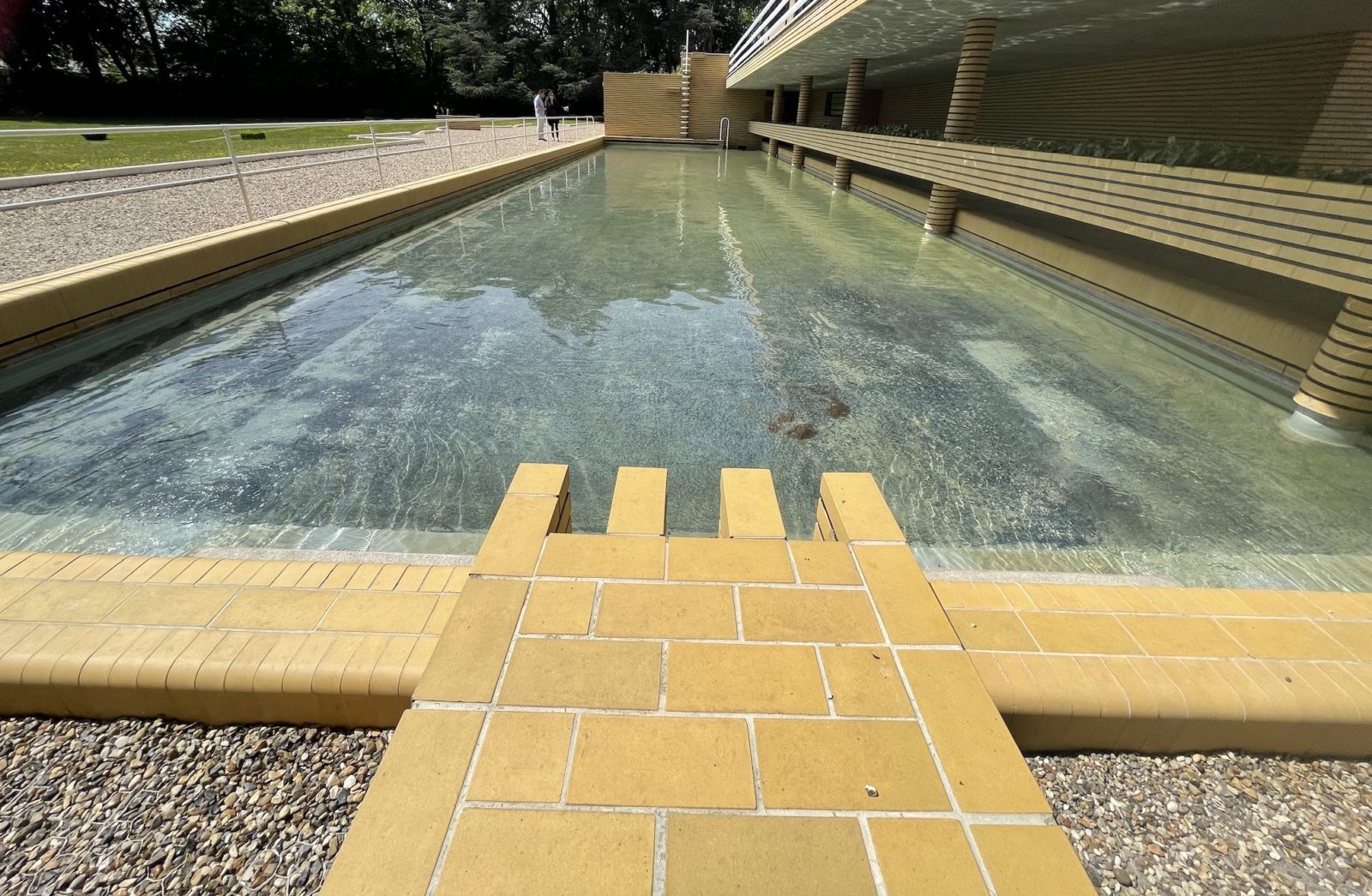 Villa Cavrois détail bassin de natation