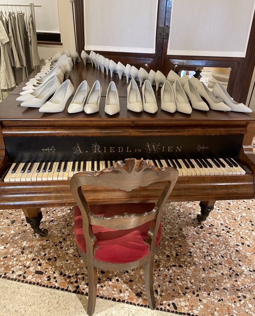 Villa Foscarini Rossi musée chaussure piano