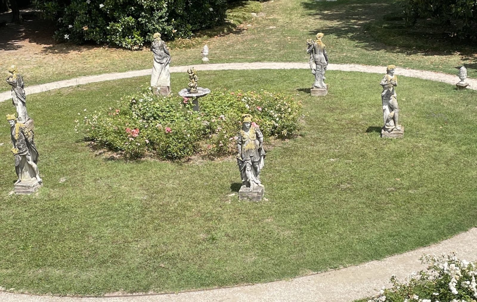 Villa Widmann parc et statues