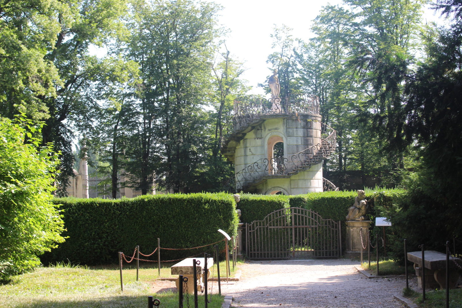 La Villa Pisani parc labyrinthe