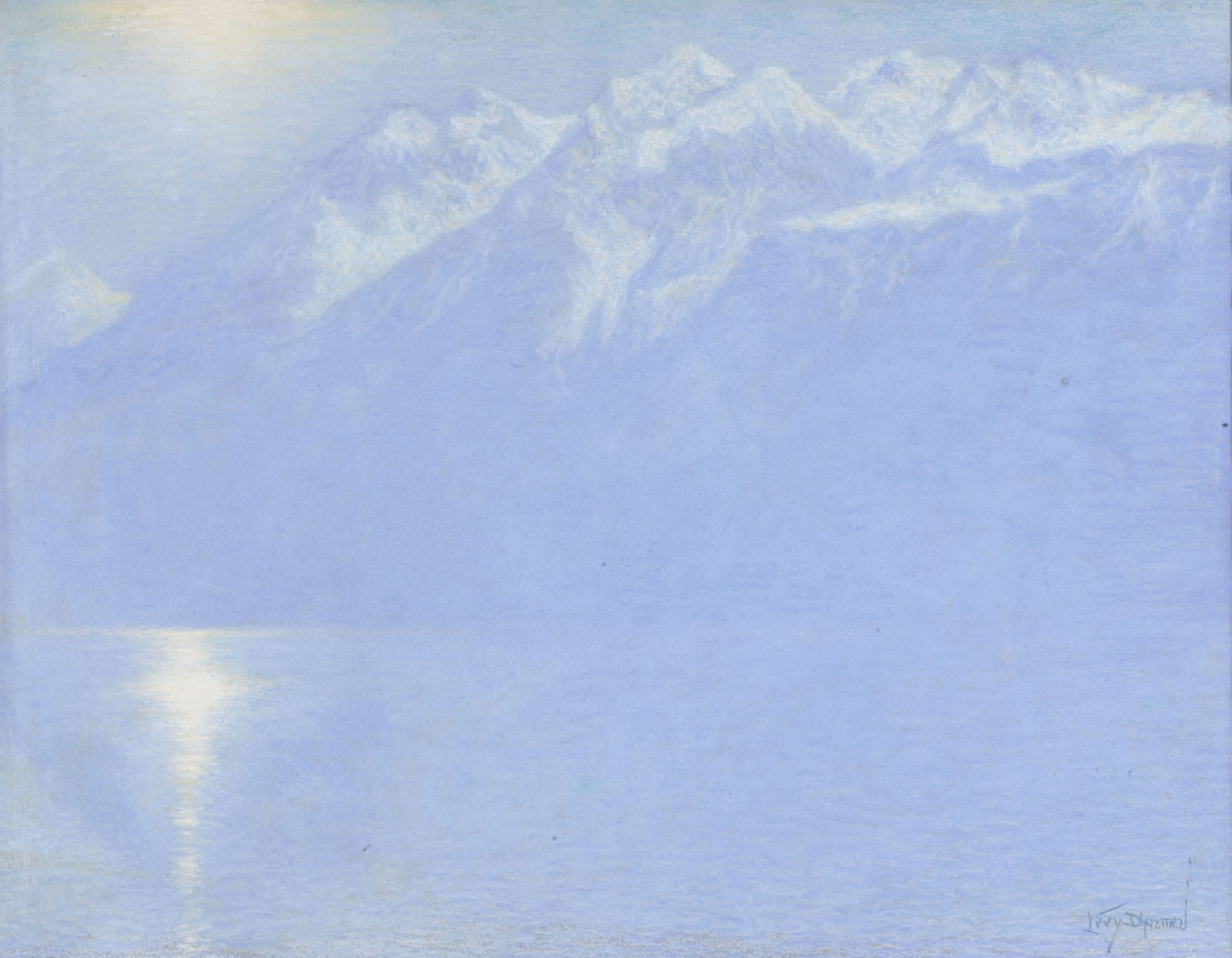 Le Lac Léman - Lucien Levy-Dhurmer