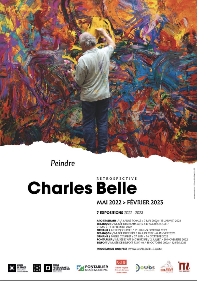 Saline royale Arc-et-Senans Affiche le gouffre de tes yeux, Charles Belle
