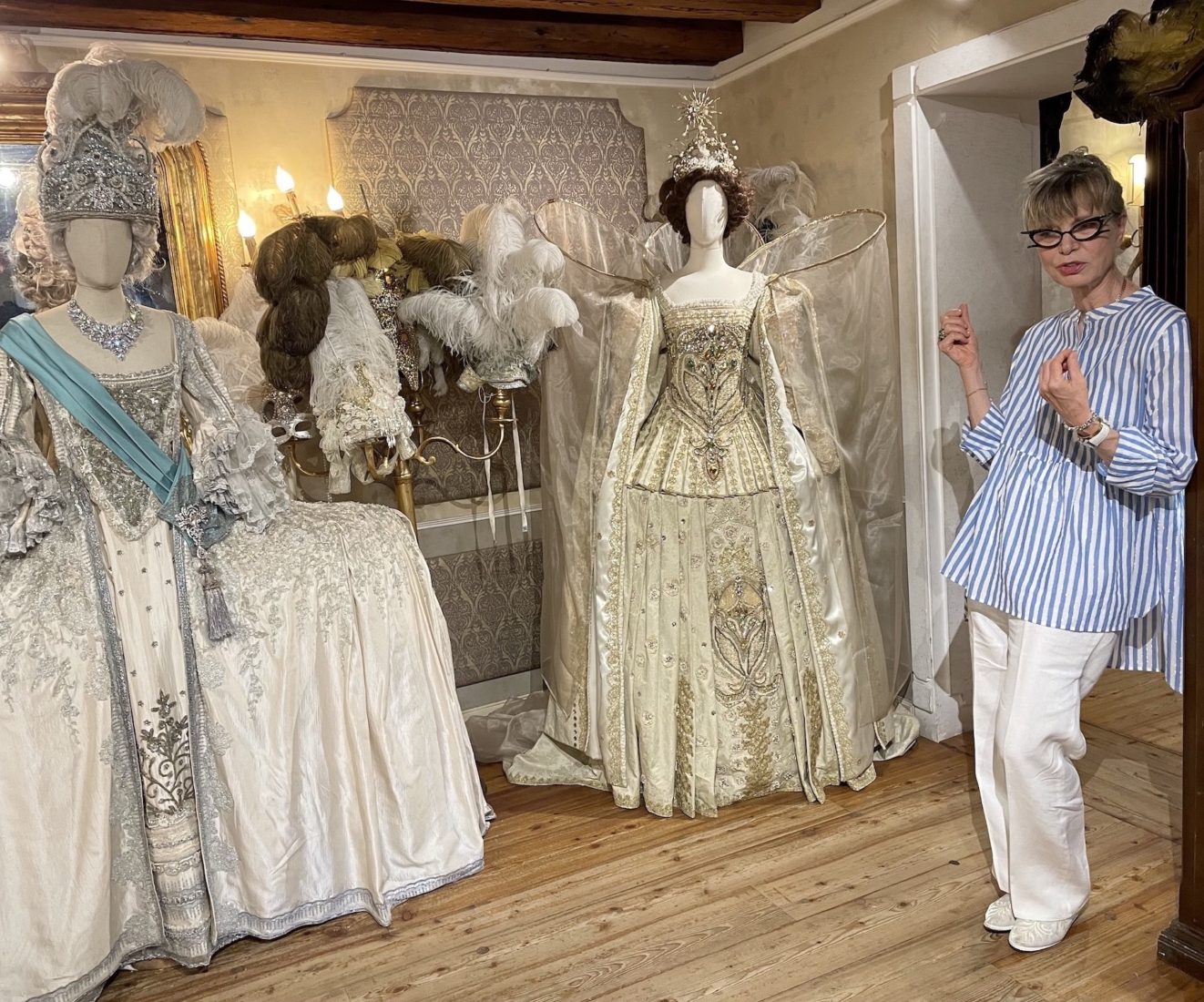 Antonia Sautter dans son atelier à Venise