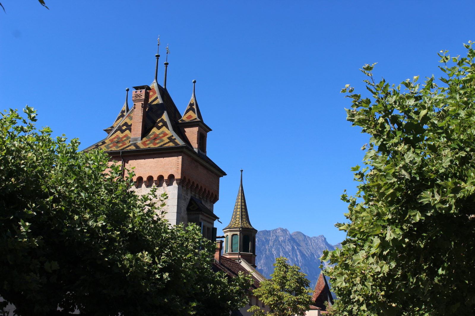 Lac de Thoune, la tour Oberhofen