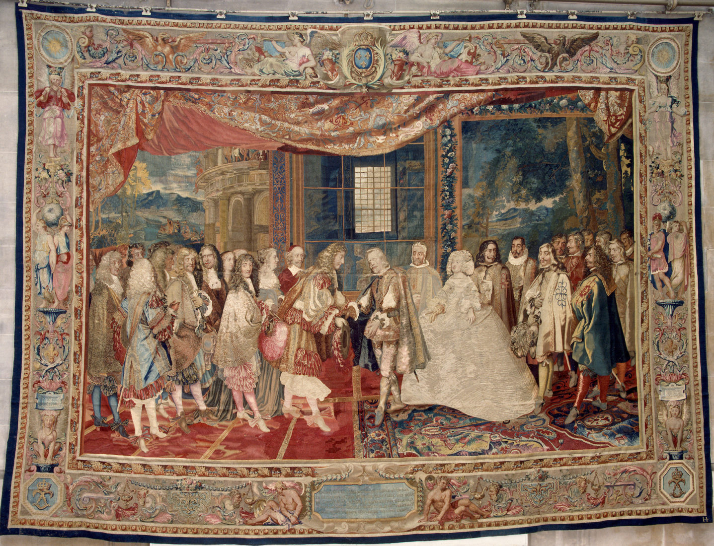 Charles Le Brun, Entrevue de Philippe IV et Louis XIV