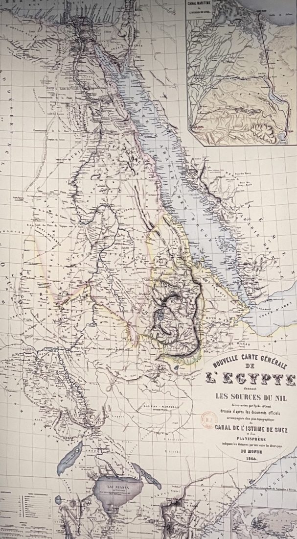 Nous, les fleuves carte Egypte 1864