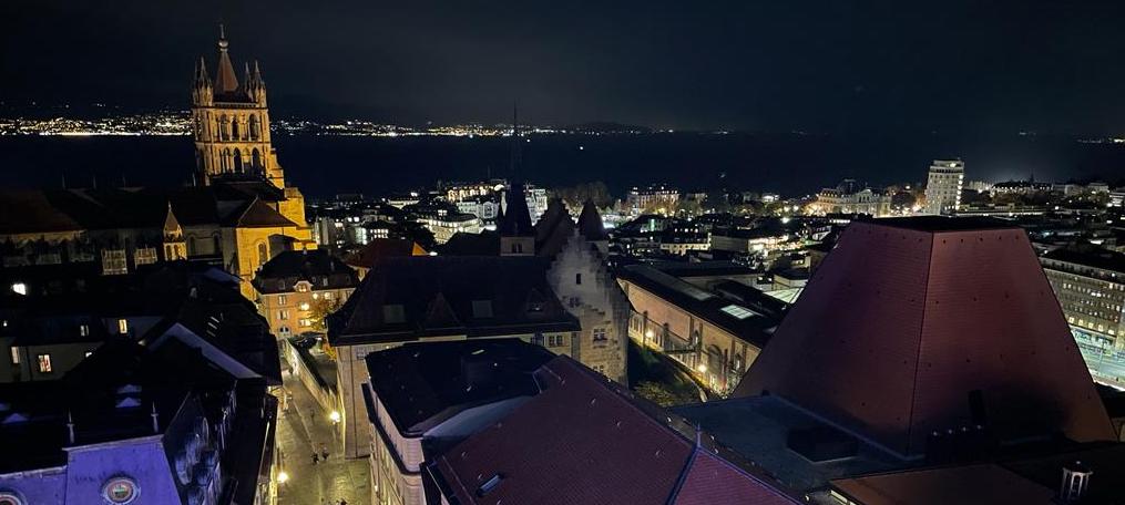 Regards sur la ville de Lausanne depuis la Grande Roue