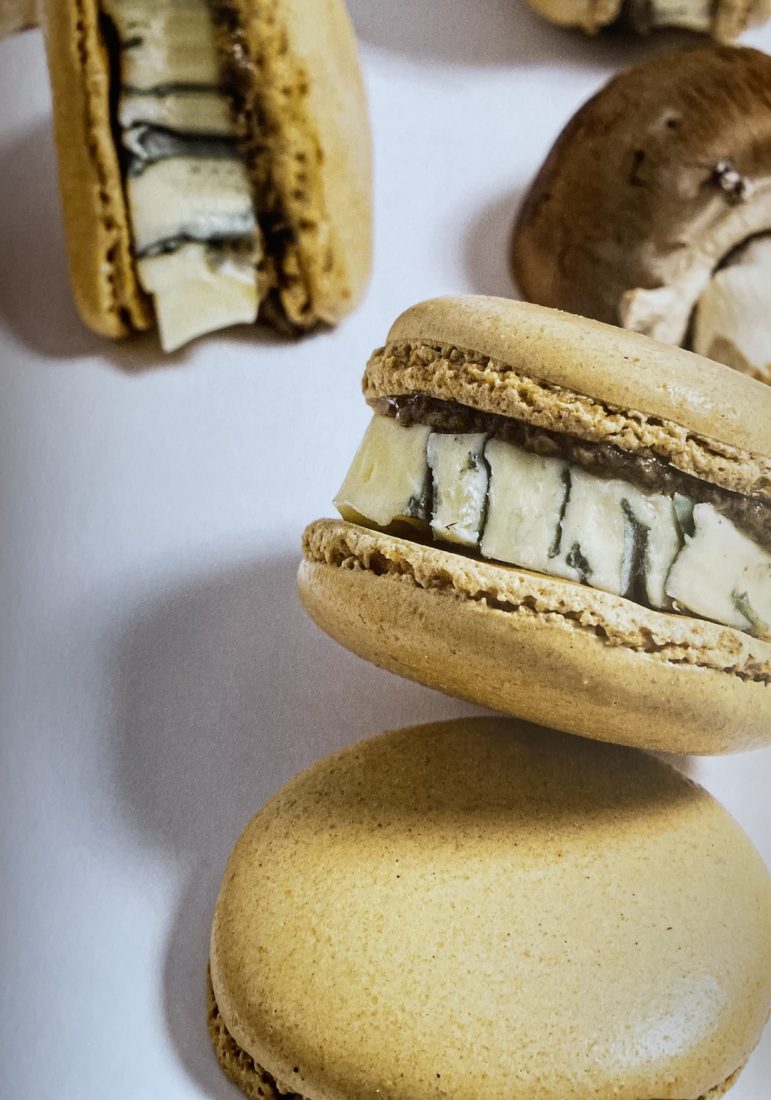 La cuisine du fromager Bleu de Bonneval en macarons