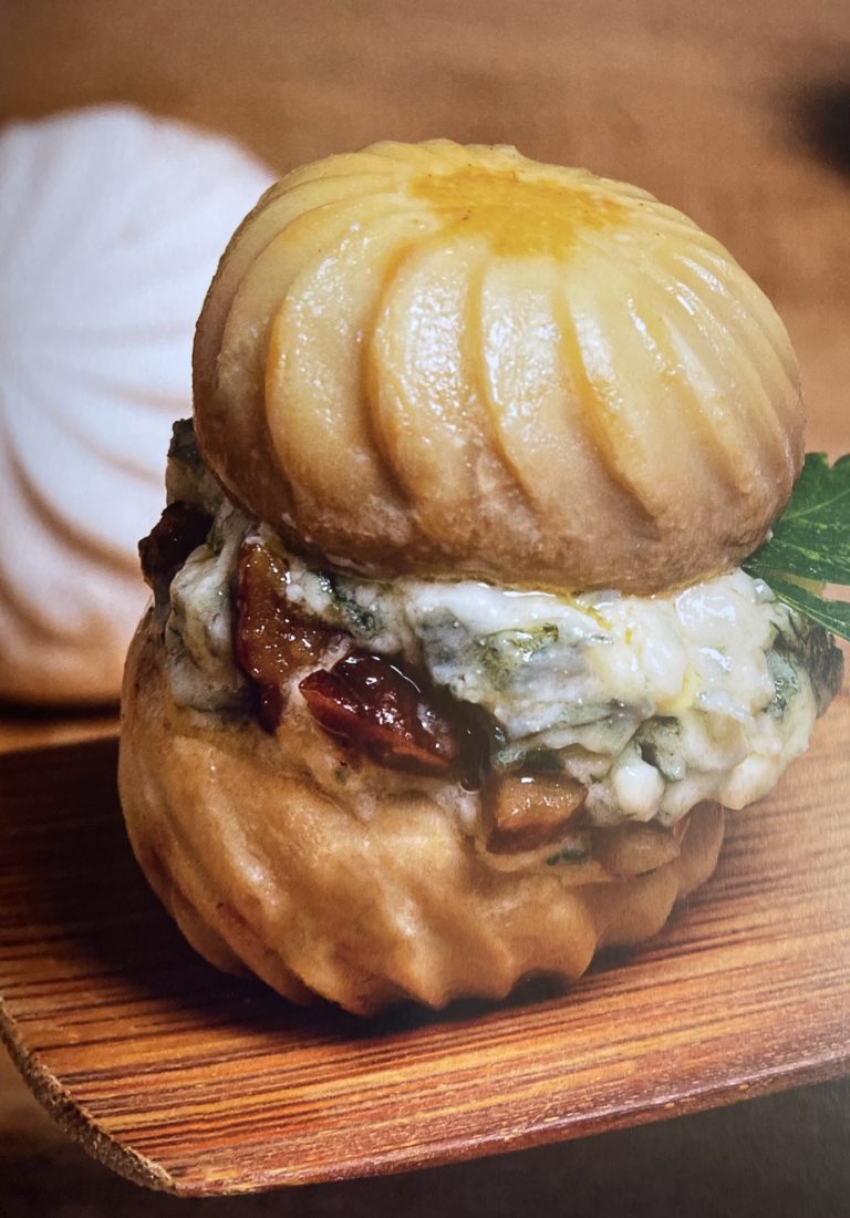 La cuisine du fromager Bleu des Causses en burger 