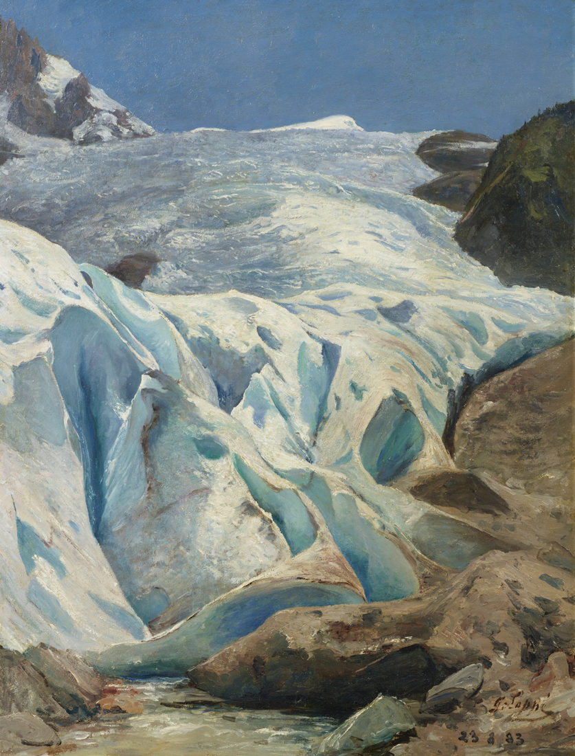 Gabriel Lopé glacier des bossons