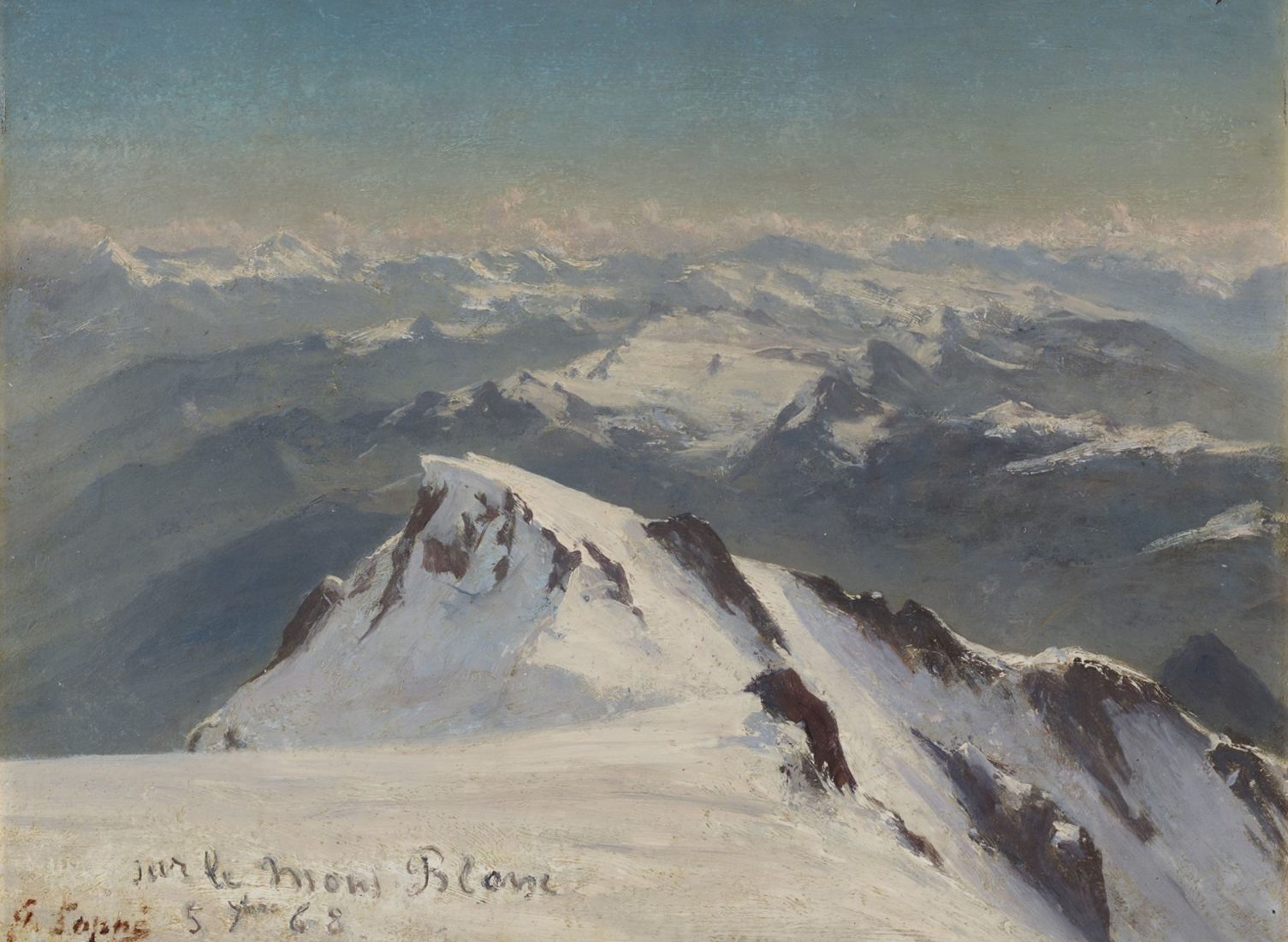 Gabriel Lopé sommet du mont Blanc