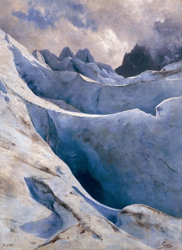 Gabriel Lopé Crevasses sur la mer de glace