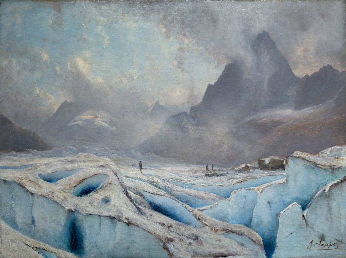 Gabriel Lopé Chamonix, la Mer de Glace