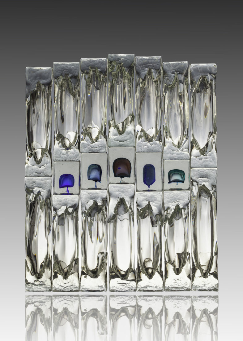 Immersion ~ Verre contemporain Isabelle Monod – Mur, 1992.