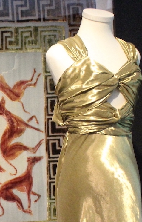Musée Soieries Bonnet Robe longue nouée