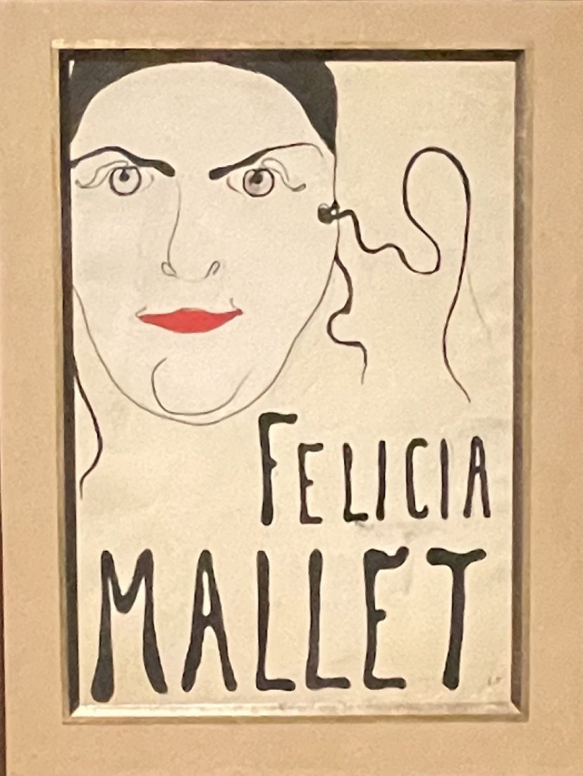 Edouard Vuillard.  Felicia Malet dans L'Enfant Prodigue, 
1890-1891.