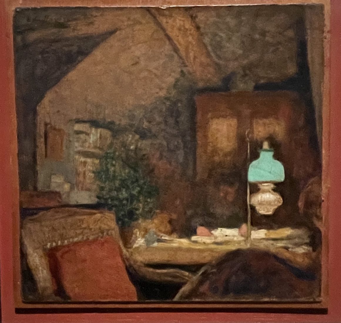 Edouard Vuillard.  Thadée Naanson à sa table de travail, 1896.