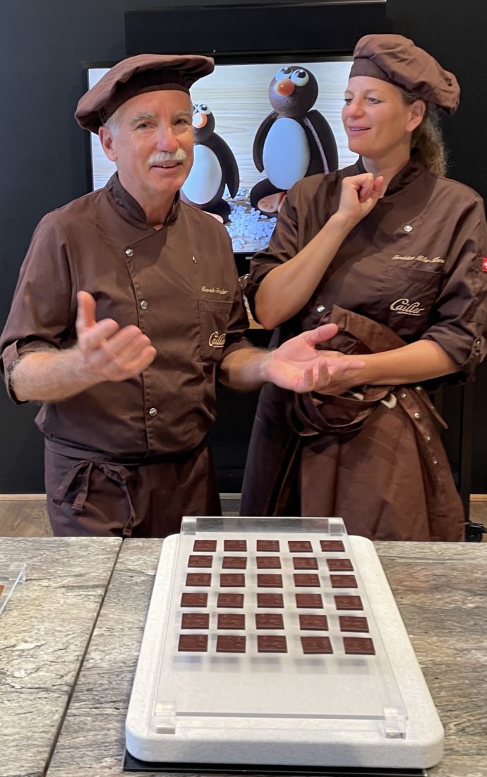 La Maison Cailler atelier du chocolat broc Patrick Schneider et Géraldine Müller-Maras