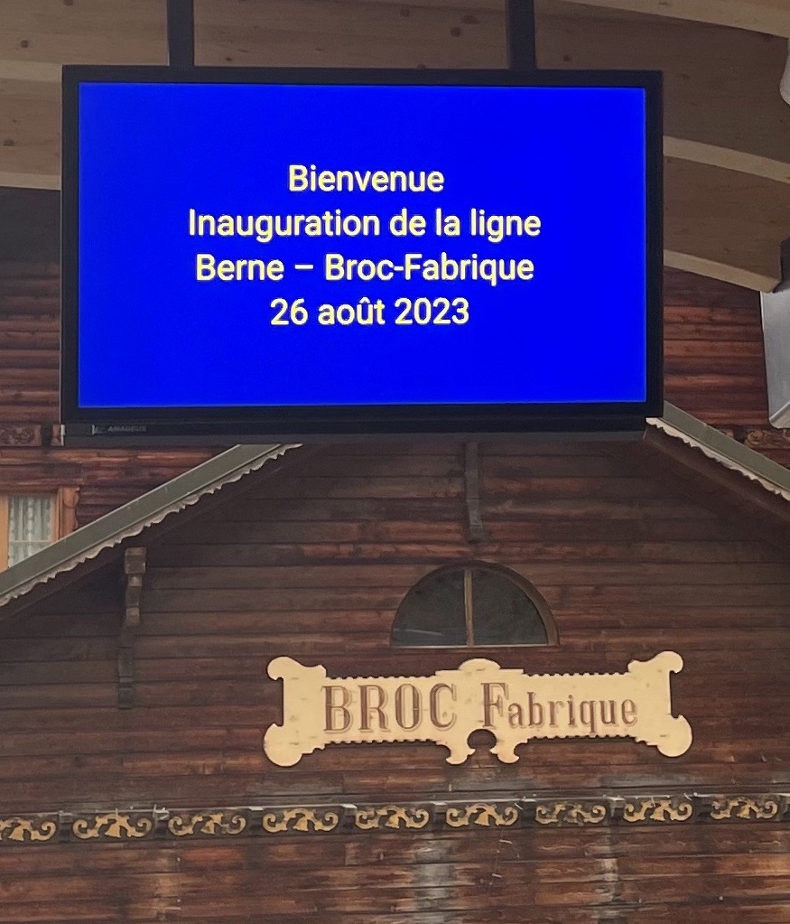 26 Août 2023 gare Broc Fabrique Cailler