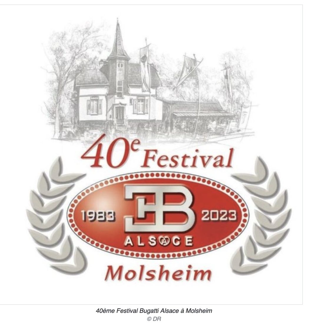 Festival Bugatti 2023 Molsheim logo