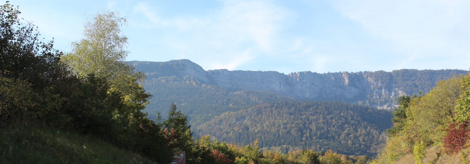 Les falaises du  Mont d'Or