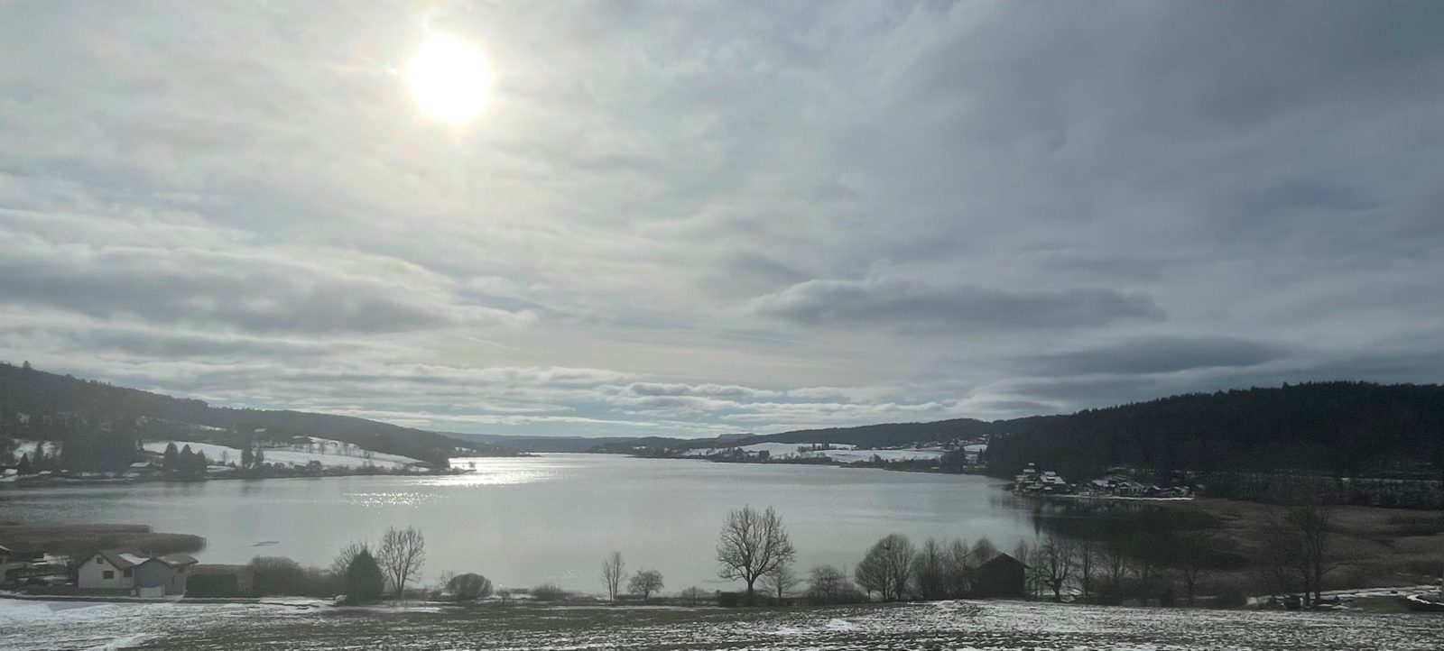 lac Saint-Point- hiver