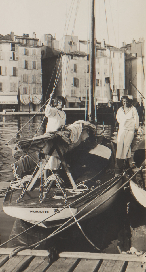 Ella Maillart et Hermine de Saussure à Toulon en 1923