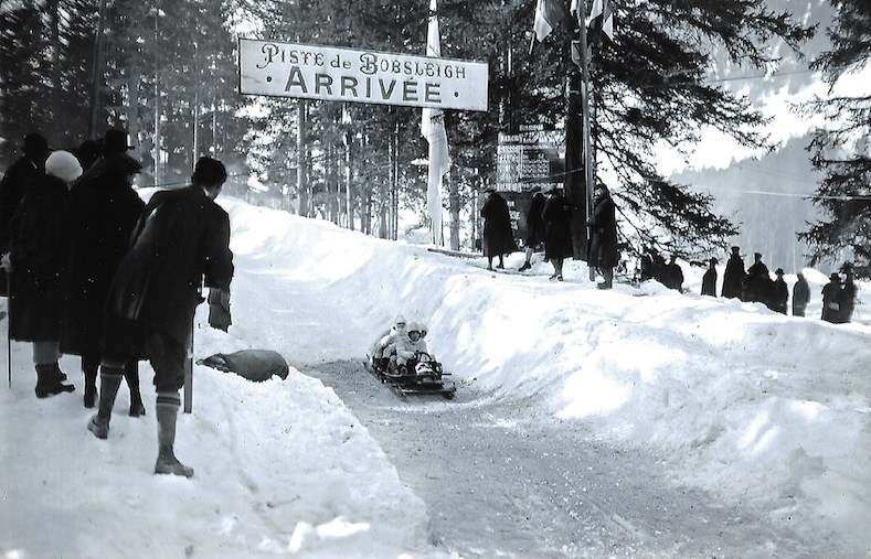 1924 Bobsleigh Pelerins Chamonix