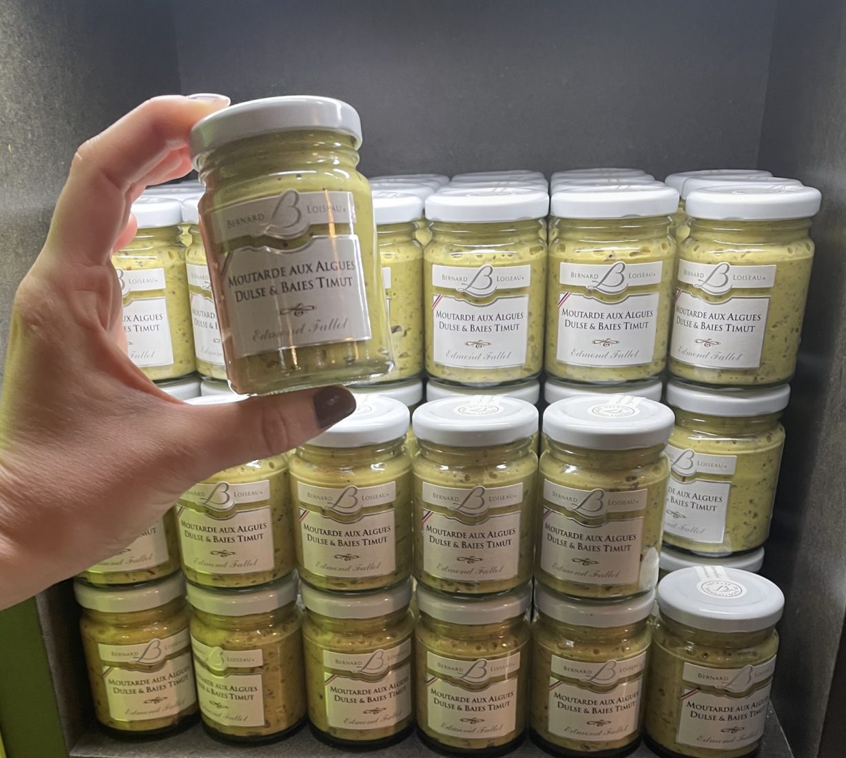 Dijon moutarde Fallot algues Dulse & Baies Timut