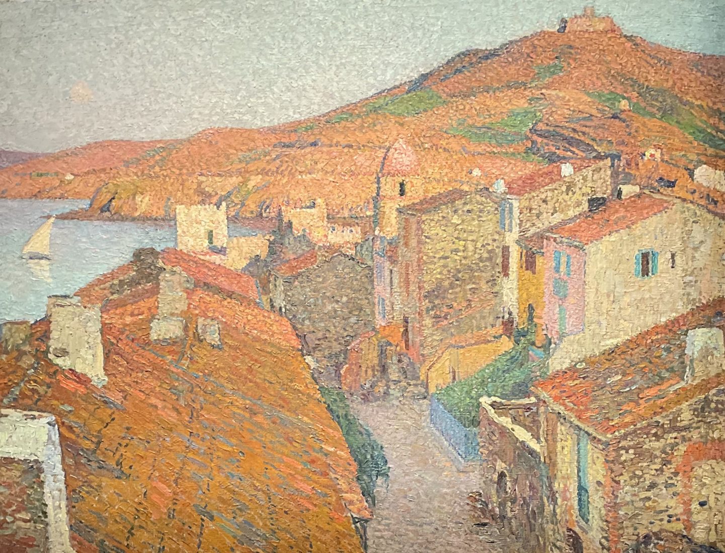 Henri Martin Collioure, les toits, rue du Miradou,