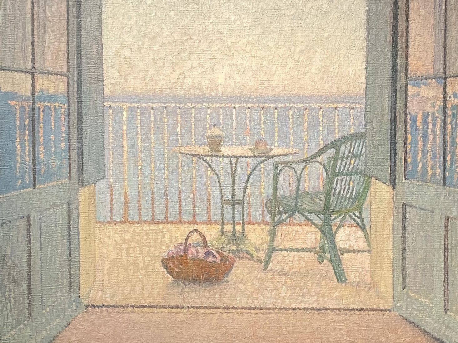 Henri Martin Terrasse à la fenêtre, Collioure