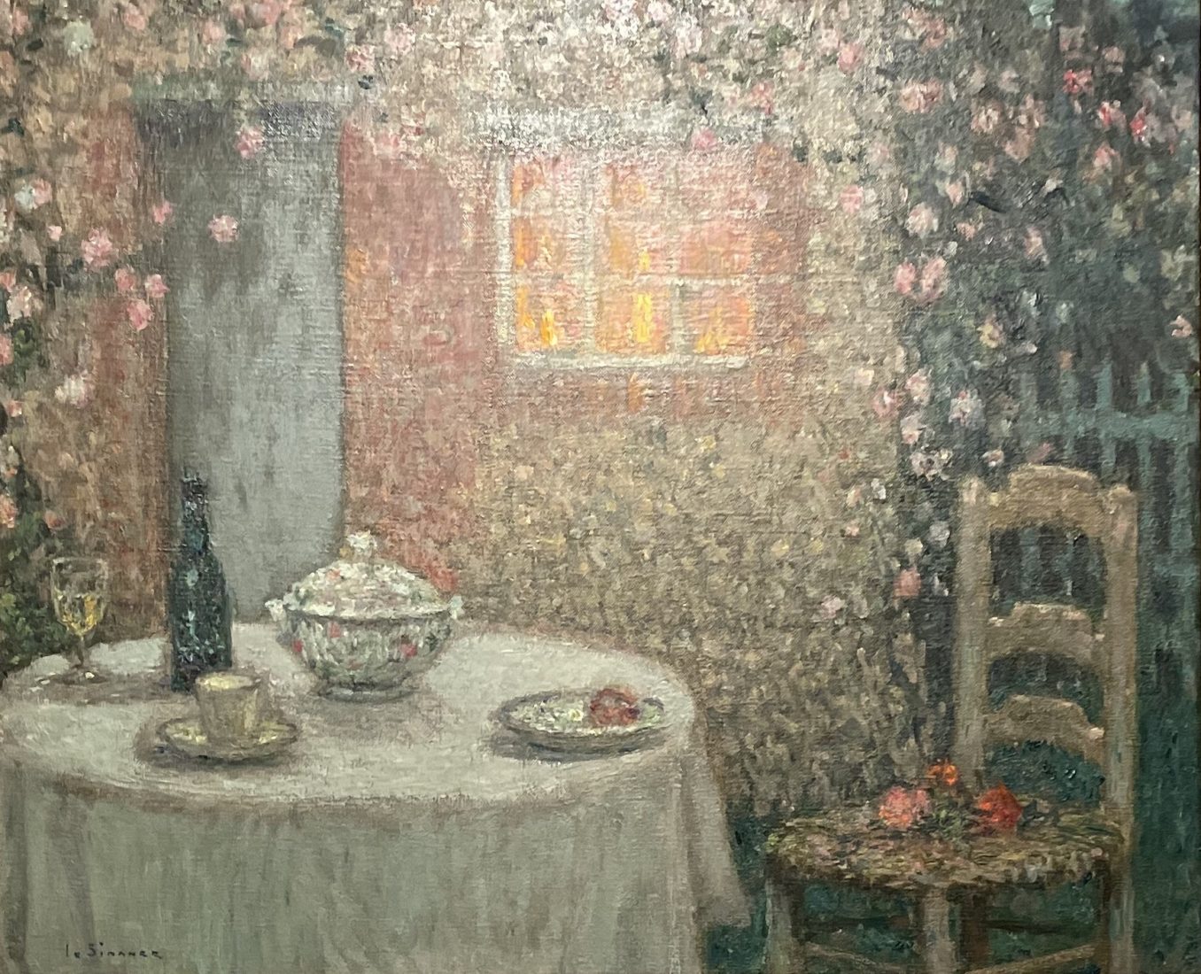 Henri Le Sidaner Petite table au Pavillon