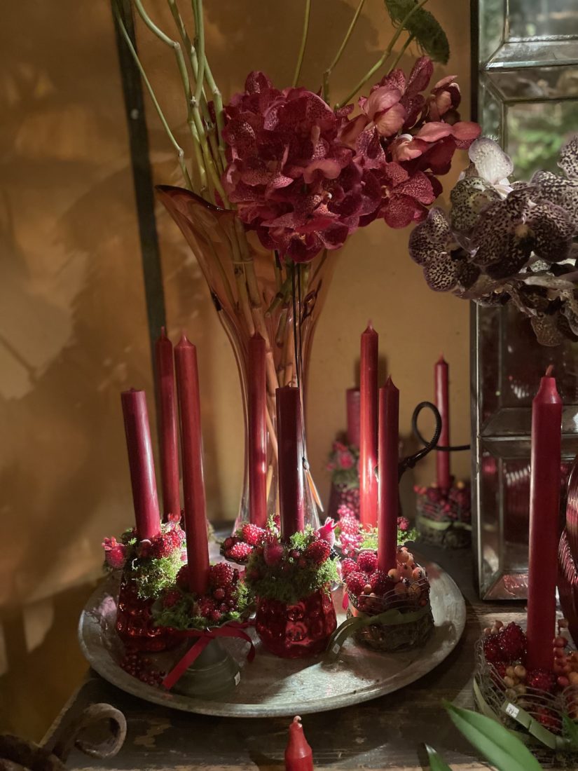 Trélex Rémy Jaggi fleurs et bougies