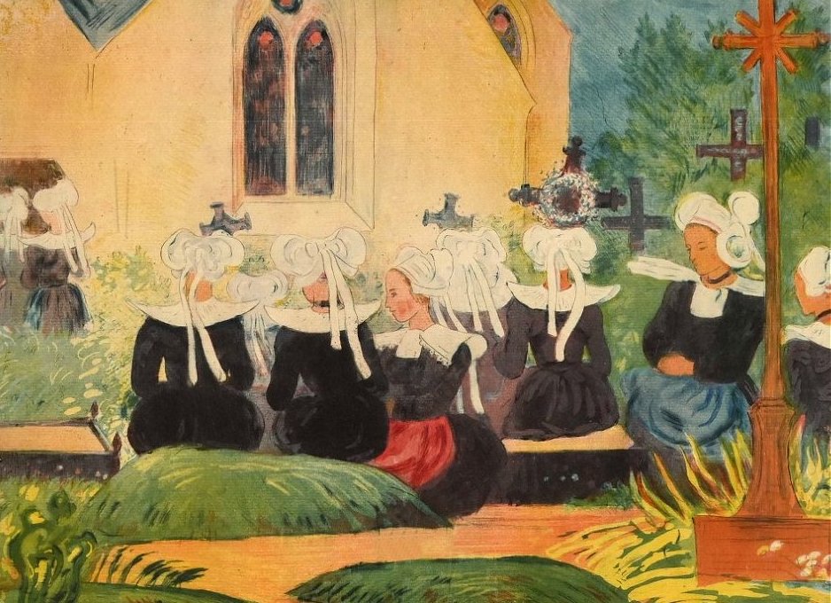 Emile-Alfred Dezaunay, Messe en Bretagne