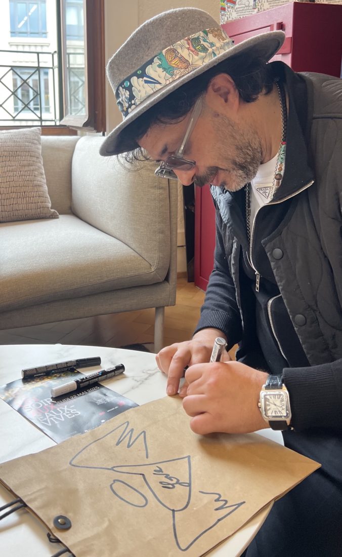 Ylan Anoufa en dédicace Genève
