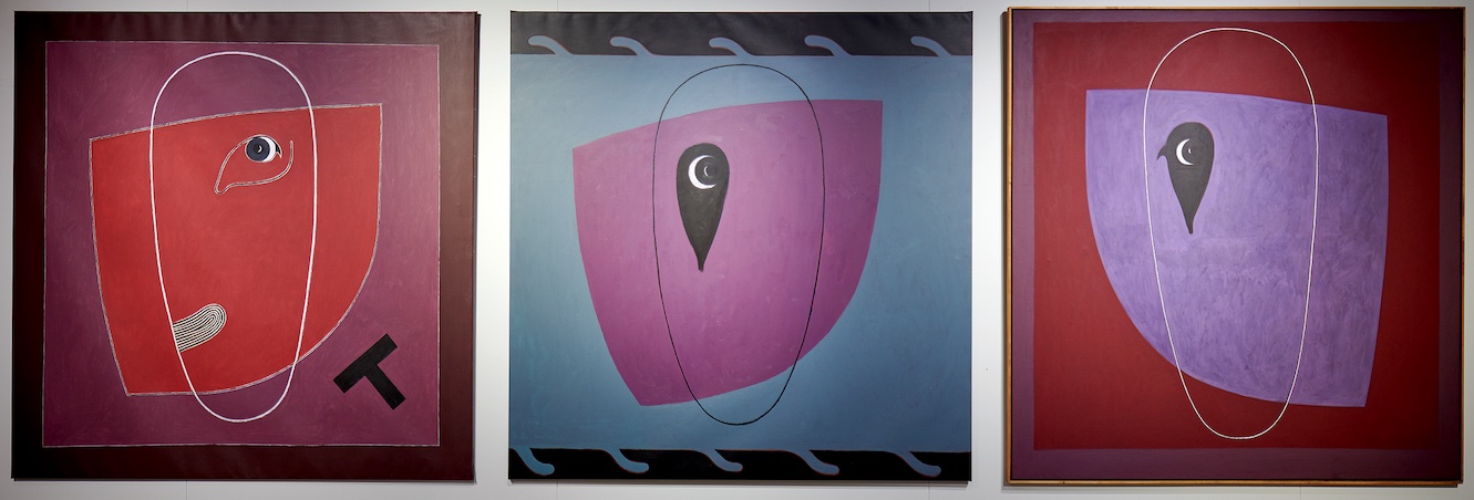 Juan Martínez Triptyque "Miradas Perdidas"