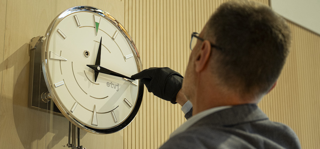 David Pousset, horloge du parlement vaudois