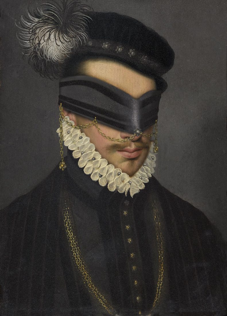 Hidden Anonymous (Duc de Lorraine II). Photocollage 2025 © Volker Hermes