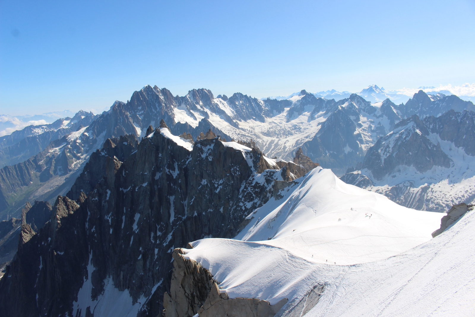 Vue depuis l' Aiguille du Midi