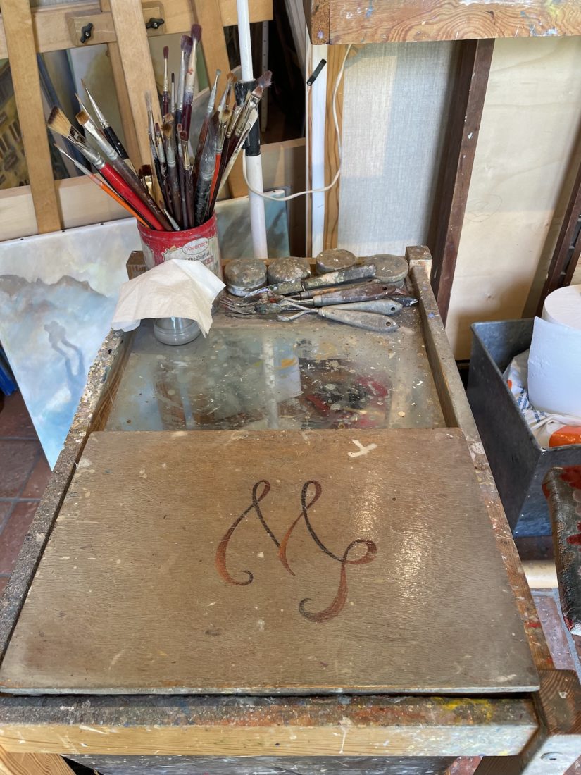Lionel Wibault  atelier Chamonix palette
