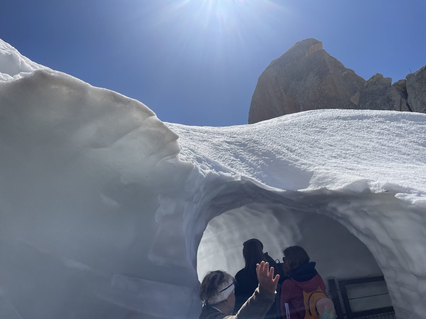 Chamonix glace Aiguille du Midi
