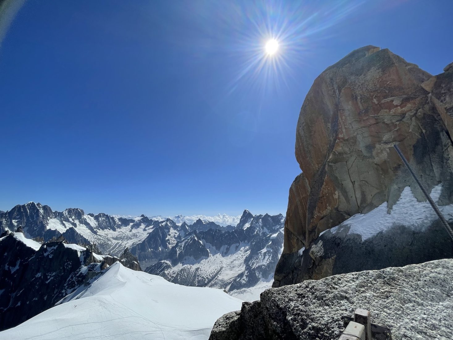 Chamonix été à l'Aiguille du Midi