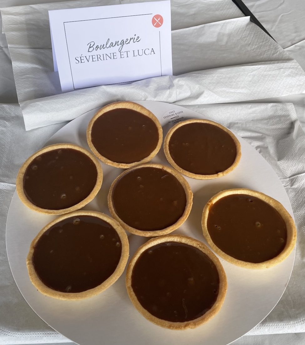 tartes à la raisinée  : Séverine et Luca