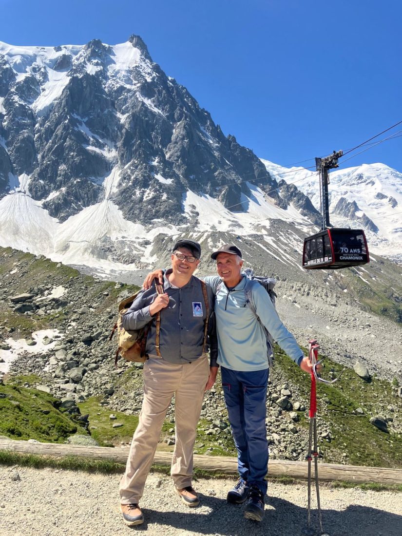Chamonix Denis Cardoso et Christophe Profit,